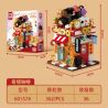 SEMBO 601574 QUÁN ĐẦY MÀU SẮC Ở GÓC PHỐ WONDERLAND COFFEE bộ đồ chơi xếp lắp ráp ghép mô hình 362 khối