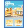 SEMBO 617008 TIỆM BÁNH MOMO bộ đồ chơi xếp lắp ráp ghép mô hình 456 khối