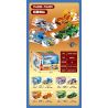 SEMBO 714302 HẠM ĐỘI MÁT MẺ 714302 bộ đồ chơi xếp lắp ráp ghép mô hình Racers Đua Tốc Độ 185 khối