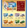 SEMBO 714302 HẠM ĐỘI MÁT MẺ 714302 bộ đồ chơi xếp lắp ráp ghép mô hình Racers Đua Tốc Độ 185 khối