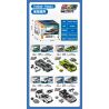 SEMBO 714541 THẾ GIỚI XE NỔI TIẾNG BK2 bộ đồ chơi xếp lắp ráp ghép mô hình Racers Đua Tốc Độ 332 khối