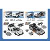 SEMBO 714543 THẾ GIỚI XE NỔI TIẾNG BK2 bộ đồ chơi xếp lắp ráp ghép mô hình Racers Đua Tốc Độ 308 khối