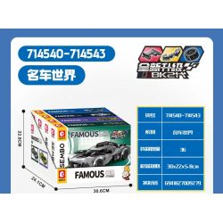 SEMBO 714543 THẾ GIỚI XE NỔI TIẾNG BK2 bộ đồ chơi xếp lắp ráp ghép mô hình Racers Đua Tốc Độ 308 khối