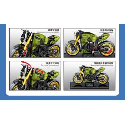 SEMBO 714548 THẾ GIỚI XE NỔI TIẾNG MÁY BK2 bộ đồ chơi xếp lắp ráp ghép mô hình Racers Đua Tốc Độ 251 khối