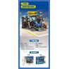 SEMBO 714809 LIÊN MINH TỐC ĐỘ THEO DÕI CẢNH ĐIỂM CUNG CẤP bộ đồ chơi xếp lắp ráp ghép mô hình Racers Đua Tốc Độ 665 khối