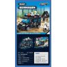 SEMBO 104321 XE TUẦN TRA CHỐNG BẠO ĐỘNG GRUNT bộ đồ chơi xếp lắp ráp ghép mô hình City GLENT RIOT PATROL CAR Thành Phố 528 khối