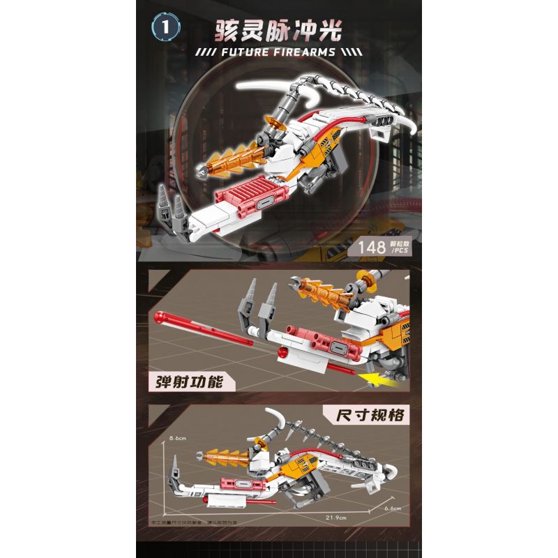 Kazi KY88039 88039 SÚNG CẦM TAY TƯƠNG LAI bộ đồ chơi xếp lắp ráp ghép mô hình Military Army FUTURE FIREARMS Quân Sự Bộ Đội 1136 khối Kazi KY88039 88039 SÚNG CẦM TAY TƯƠNG LAI bộ đồ chơi xếp lắp ráp ghép mô hình Military Army FUTURE FIREARMS Quân Sự Bộ Đội 1136 khối