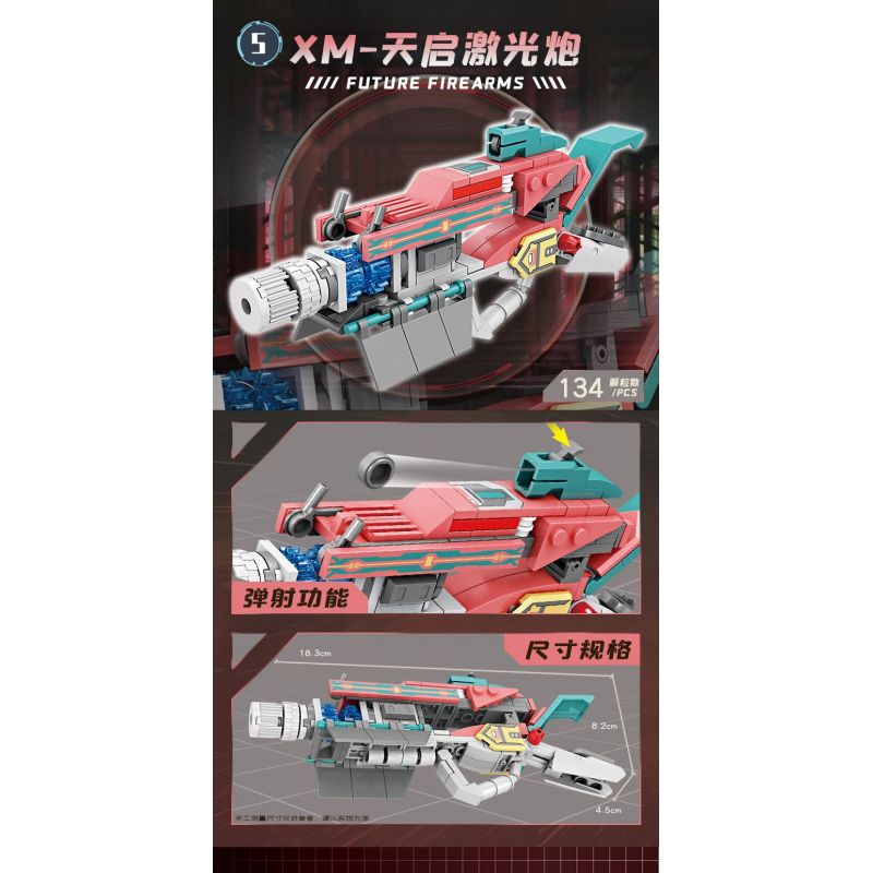 Kazi KY88039 88039 SÚNG CẦM TAY TƯƠNG LAI bộ đồ chơi xếp lắp ráp ghép mô hình Military Army FUTURE FIREARMS Quân Sự Bộ Đội 1136 khối Kazi KY88039 88039 SÚNG CẦM TAY TƯƠNG LAI bộ đồ chơi xếp lắp ráp ghép mô hình Military Army FUTURE FIREARMS Quân Sự Bộ Đội 1136 khối