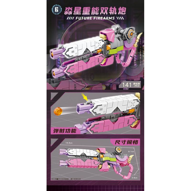 Kazi KY88039 88039 SÚNG CẦM TAY TƯƠNG LAI bộ đồ chơi xếp lắp ráp ghép mô hình Military Army FUTURE FIREARMS Quân Sự Bộ Đội 1136 khối Kazi KY88039 88039 SÚNG CẦM TAY TƯƠNG LAI bộ đồ chơi xếp lắp ráp ghép mô hình Military Army FUTURE FIREARMS Quân Sự Bộ Đội 1136 khối