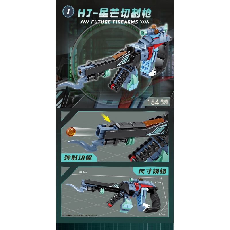 Kazi KY88039 88039 SÚNG CẦM TAY TƯƠNG LAI bộ đồ chơi xếp lắp ráp ghép mô hình Military Army FUTURE FIREARMS Quân Sự Bộ Đội 1136 khối Kazi KY88039 88039 SÚNG CẦM TAY TƯƠNG LAI bộ đồ chơi xếp lắp ráp ghép mô hình Military Army FUTURE FIREARMS Quân Sự Bộ Đội 1136 khối