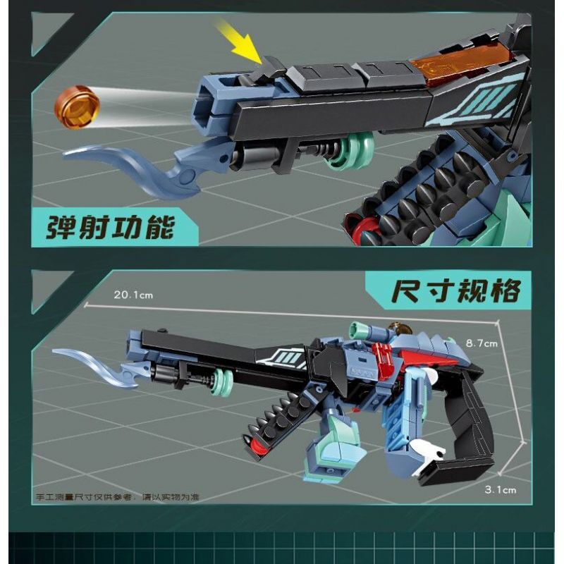 Kazi KY88039 88039 SÚNG CẦM TAY TƯƠNG LAI bộ đồ chơi xếp lắp ráp ghép mô hình Military Army FUTURE FIREARMS Quân Sự Bộ Đội 1136 khối Kazi KY88039 88039 SÚNG CẦM TAY TƯƠNG LAI bộ đồ chơi xếp lắp ráp ghép mô hình Military Army FUTURE FIREARMS Quân Sự Bộ Đội 1136 khối