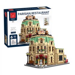 MorkModel 10212 Mork Model 10212 NHÀ HÀNG PARIS bộ đồ chơi xếp lắp ráp ghép mô hình Creator PARISIAN RESTAURANT Sáng Tạo 3104 khối