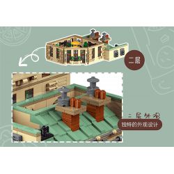 MorkModel 10212 Mork Model 10212 NHÀ HÀNG PARIS bộ đồ chơi xếp lắp ráp ghép mô hình Creator PARISIAN RESTAURANT Sáng Tạo 3104 khối