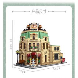 MorkModel 10212 Mork Model 10212 NHÀ HÀNG PARIS bộ đồ chơi xếp lắp ráp ghép mô hình Creator PARISIAN RESTAURANT Sáng Tạo 3104 khối