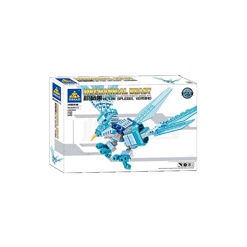 Kazi KY8113 8113 8 LOẠI JIGOKUMON bộ đồ chơi xếp lắp ráp ghép mô hình MECHANICAL BEAST 1370 khối