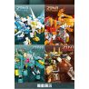 Kazi KY8113 8113 8 LOẠI JIGOKUMON bộ đồ chơi xếp lắp ráp ghép mô hình MECHANICAL BEAST 1370 khối