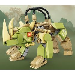 Kazi KY8113 8113 8 LOẠI JIGOKUMON bộ đồ chơi xếp lắp ráp ghép mô hình MECHANICAL BEAST 1370 khối