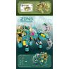 Kazi KY8113 8113 8 LOẠI JIGOKUMON bộ đồ chơi xếp lắp ráp ghép mô hình MECHANICAL BEAST 1370 khối