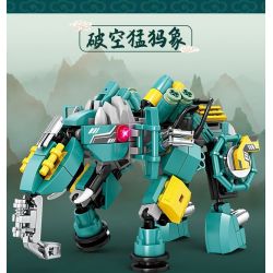 Kazi KY8113 8113 8 LOẠI JIGOKUMON bộ đồ chơi xếp lắp ráp ghép mô hình MECHANICAL BEAST 1370 khối