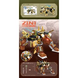 Kazi KY8113 8113 8 LOẠI JIGOKUMON bộ đồ chơi xếp lắp ráp ghép mô hình MECHANICAL BEAST 1370 khối