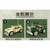 Kazi KY82063 82063 XE TẢI KFZ-69 SÚNG CHỐNG TĂNG 8 TỔ HỢP bộ đồ chơi xếp lắp ráp ghép mô hình KFZ-69 TRUCK ANTI TANK GUN 537 khối