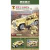 Kazi KY82063 82063 XE TẢI KFZ-69 SÚNG CHỐNG TĂNG 8 TỔ HỢP bộ đồ chơi xếp lắp ráp ghép mô hình KFZ-69 TRUCK ANTI TANK GUN 537 khối