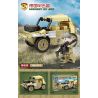 Kazi KY82063 82063 XE TẢI KFZ-69 SÚNG CHỐNG TĂNG 8 TỔ HỢP bộ đồ chơi xếp lắp ráp ghép mô hình KFZ-69 TRUCK ANTI TANK GUN 537 khối
