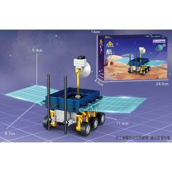 Kazi KY83040 83040 CĂN CỨ PHÓNG TÊN LỬA VŨ TRỤ 8 TỔ HỢP bộ đồ chơi xếp lắp ráp ghép mô hình City SPACE ROCKET LAUNCH SITE Thành Phố 775 khối