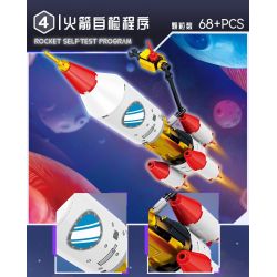 Kazi KY83040 83040 CĂN CỨ PHÓNG TÊN LỬA VŨ TRỤ 8 TỔ HỢP bộ đồ chơi xếp lắp ráp ghép mô hình City SPACE ROCKET LAUNCH SITE Thành Phố 775 khối