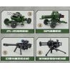 Kazi KY88033 88033 TOM LONG CHÂN M59 PHÁO 6 COMBO bộ đồ chơi xếp lắp ráp ghép mô hình Military Army Quân Sự Bộ Đội 1316 khối