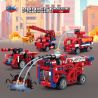 GBL KY1116 1116 CỨU HỎA 8 TỔ HỢP bộ đồ chơi xếp lắp ráp ghép mô hình Technic Kỹ Thuật Công Nghệ Cao Mô Hình Phương Tiện 652 khối