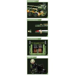 LE YI 82001 XE TÊN LỬA ĐẠN ĐẠO CHỐNG HẠM DONGFENG 21D bộ đồ chơi xếp lắp ráp ghép mô hình Military Army DF-21D ANTI-SHIP BALLISTIC MISSILE Quân Sự Bộ Đội 1208 khối