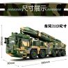 LE YI 82001 XE TÊN LỬA ĐẠN ĐẠO CHỐNG HẠM DONGFENG 21D bộ đồ chơi xếp lắp ráp ghép mô hình Military Army DF-21D ANTI-SHIP BALLISTIC MISSILE Quân Sự Bộ Đội 1208 khối