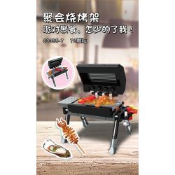 WOMA C0355 0355 DỤNG CỤ NHÀ BẾP MINI 8 MẪU bộ đồ chơi xếp lắp ráp ghép mô hình 579 khối