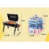 WOMA C0355 0355 DỤNG CỤ NHÀ BẾP MINI 8 MẪU bộ đồ chơi xếp lắp ráp ghép mô hình 579 khối