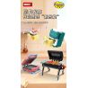 WOMA C0355 0355 DỤNG CỤ NHÀ BẾP MINI 8 MẪU bộ đồ chơi xếp lắp ráp ghép mô hình 579 khối