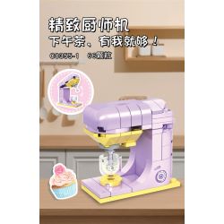 WOMA C0355 0355 DỤNG CỤ NHÀ BẾP MINI 8 MẪU bộ đồ chơi xếp lắp ráp ghép mô hình 579 khối