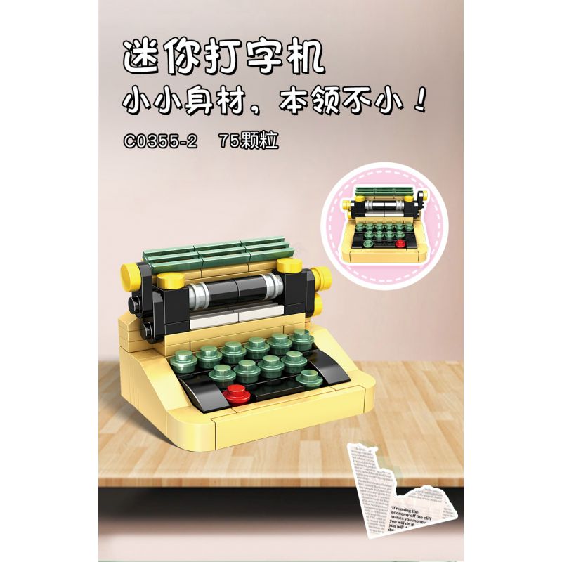 WOMA C0355 0355 DỤNG CỤ NHÀ BẾP MINI 8 MẪU bộ đồ chơi xếp lắp ráp ghép mô hình 579 khối