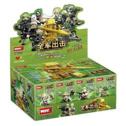 WOMA C1000 1000 TOÀN QUÂN TẤN CÔNG 12 KIỂU bộ đồ chơi xếp lắp ráp ghép mô hình Military Army Quân Sự Bộ Đội 363 khối