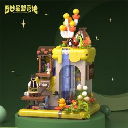 BALODY 21258 KHU CẮM TRẠI WONDER STAR bộ đồ chơi xếp lắp ráp ghép mô hình WONDERFUL CAMPSITE 802 khối