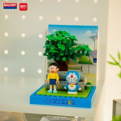 BALODY 21081 ĐÔRÊMON THẾ GIỚI VI MÔ 6 HÌNH bộ đồ chơi xếp lắp ráp ghép mô hình Movie & Game Phim Và Trò Chơi 726 khối