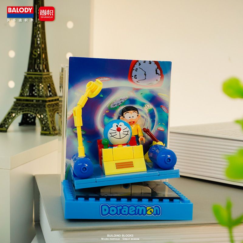BALODY 21081 ĐÔRÊMON THẾ GIỚI VI MÔ 6 HÌNH bộ đồ chơi xếp lắp ráp ghép mô hình Movie & Game Phim Và Trò Chơi 726 khối
