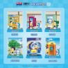 BALODY 21081 ĐÔRÊMON THẾ GIỚI VI MÔ 6 HÌNH bộ đồ chơi xếp lắp ráp ghép mô hình Movie & Game Phim Và Trò Chơi 726 khối