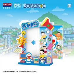 BALODY 21261 DOREMON KHUNG ẢNH ĐẠO CỤ DORA bộ đồ chơi xếp lắp ráp ghép mô hình Movie & Game Phim Và Trò Chơi 170 khối