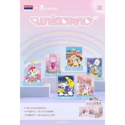 BALODY 21181 MÔ HÌNH UNICORNO 6 bộ đồ chơi xếp lắp ráp ghép mô hình Movie & Game Phim Và Trò Chơi