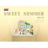 BALODY 21206 NGÔI NHÀ NGHỆ THUẬT HOA MÙA HÈ NGỌT NGÀO bộ đồ chơi xếp lắp ráp ghép mô hình SWEET SUMMER 485 khối