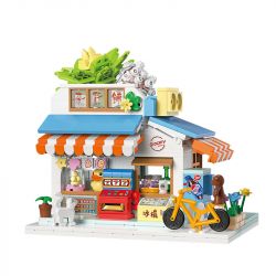 BALODY 21207 NHÀ NGHỆ THUẬT HUAZHI BÁN KÝ ỨC bộ đồ chơi xếp lắp ráp ghép mô hình SELLING MEMORIES 499 khối