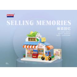 BALODY 21207 NHÀ NGHỆ THUẬT HUAZHI BÁN KÝ ỨC bộ đồ chơi xếp lắp ráp ghép mô hình SELLING MEMORIES 499 khối