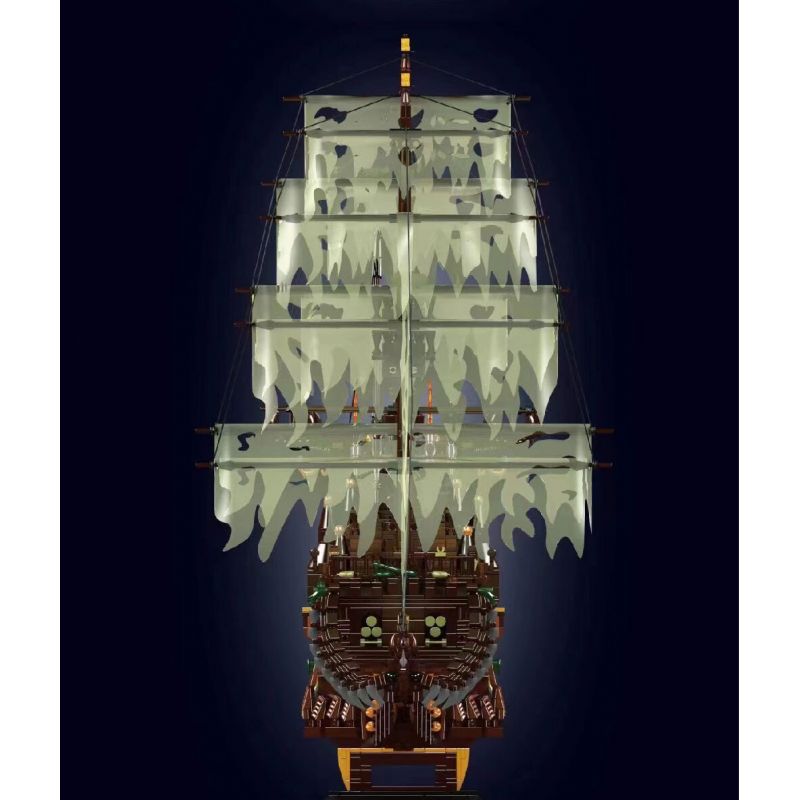 MouldKing 13197 Mould King 13197 NGƯỜI HÀ LAN BAY bộ đồ chơi xếp lắp ráp ghép mô hình Pirates Of The Caribbean THE FLYING DUTCHMAN Cướp Biển Vùng Caribe 4364 khối