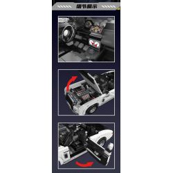 MouldKing 10031 Mould King 10031 ROLLS-ROYCE PHANTOM tỷ lệ 1:14 bộ đồ chơi xếp lắp ráp ghép mô hình Creator ROLLS-ROYCE WRAITH Sáng Tạo 1603 khối